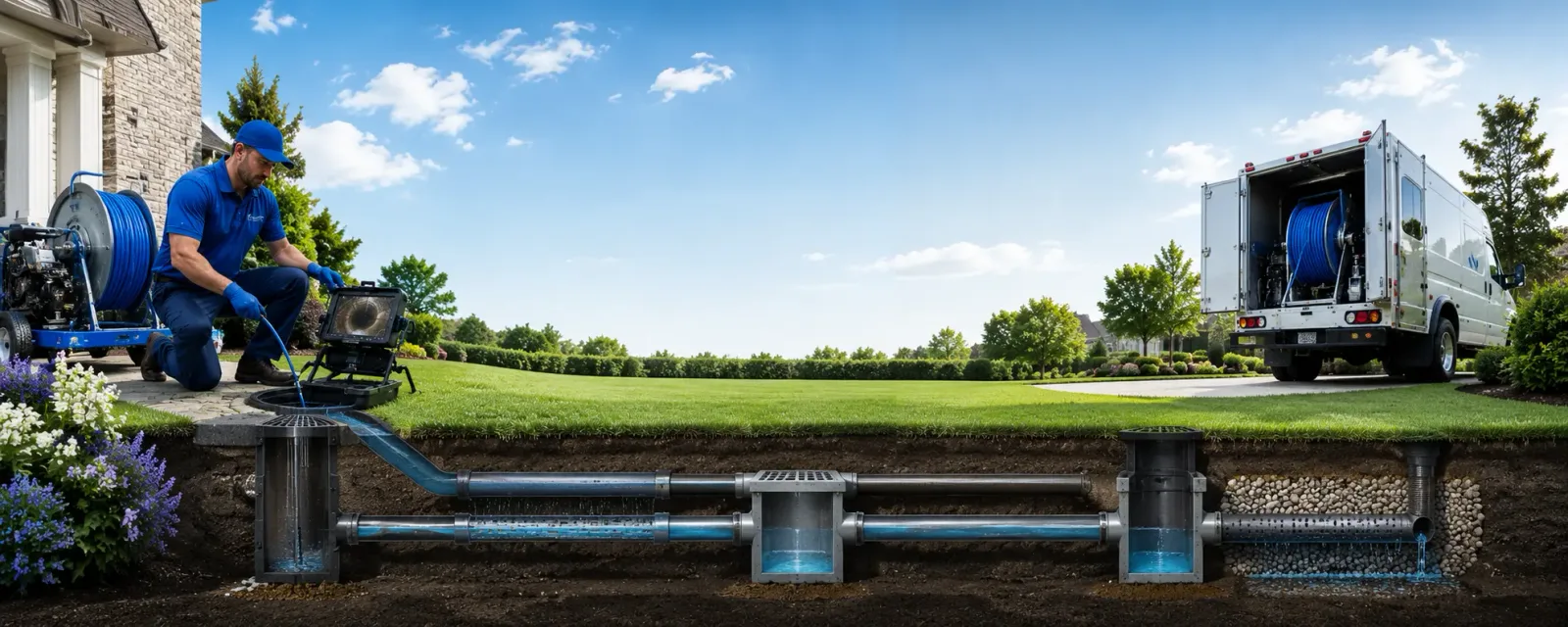 Outdoor drain cleaning information for Cochranville, PA